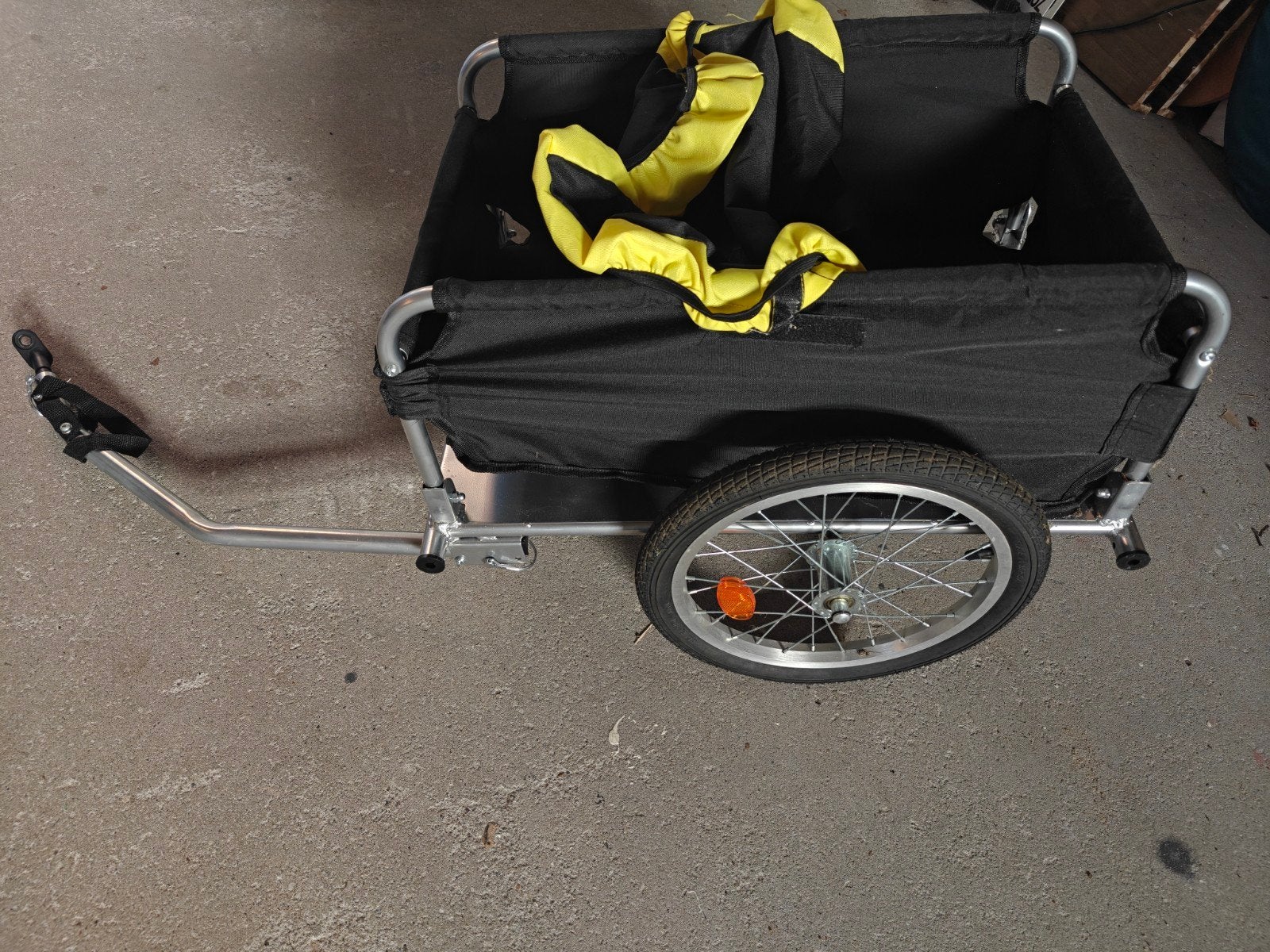Fietskar zgan, Ophalen, Zo goed als nieuw, Bagagekar