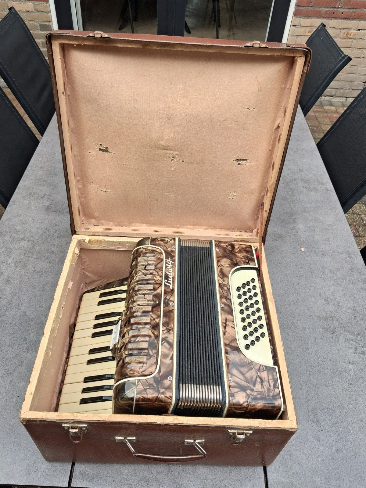Accordeon met orginele koffer, Muziek en Instrumenten, Ophalen, Gebruikt, Overige merken