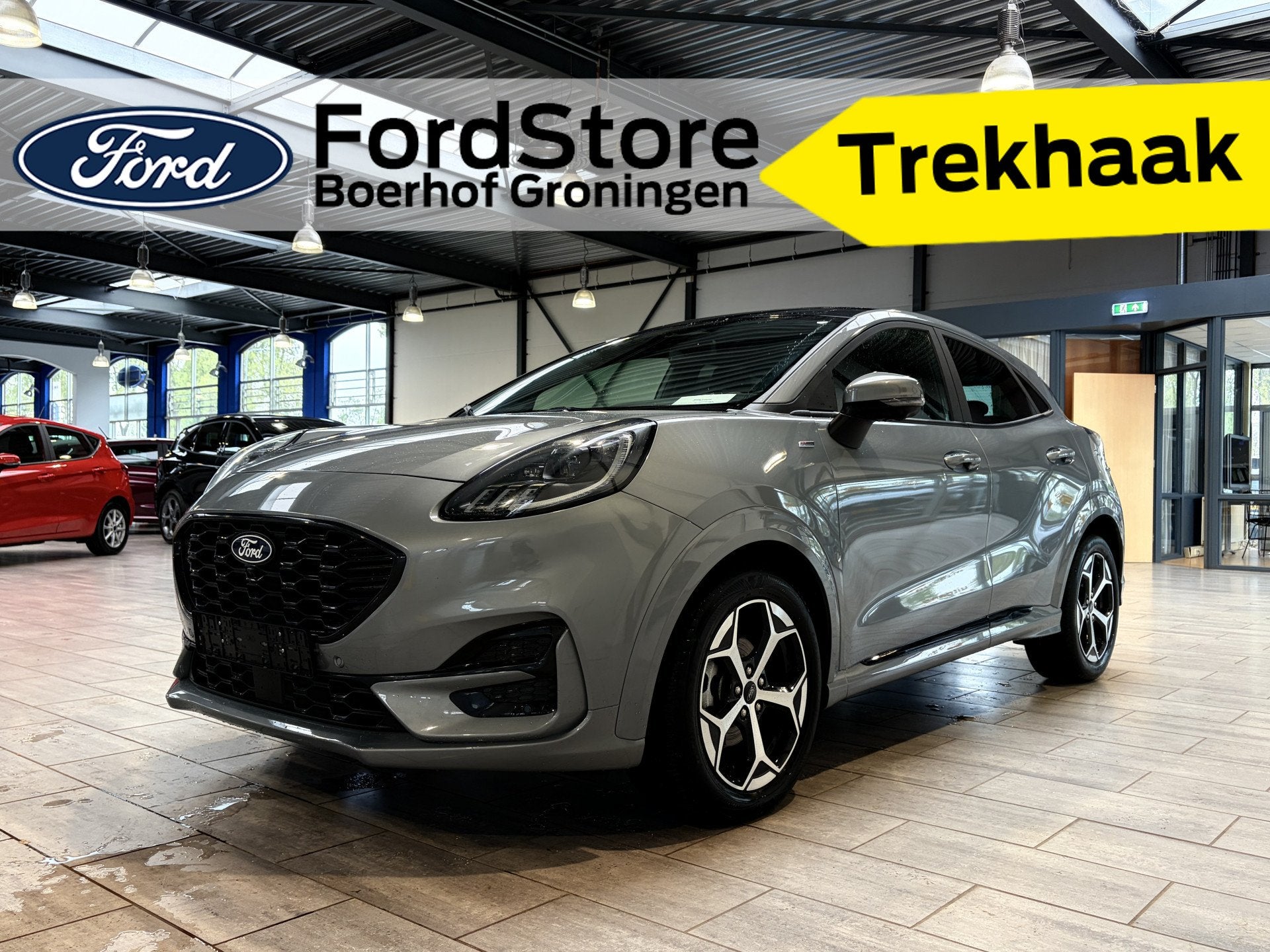 Ford Puma EcoBoost 125 pk Hybrid ST-Line | Trekhaak | Winter, Auto's, Ford, Bedrijf, Hybride Elektrisch/Benzine, 3 cilinders, SUV of Terreinwagen
