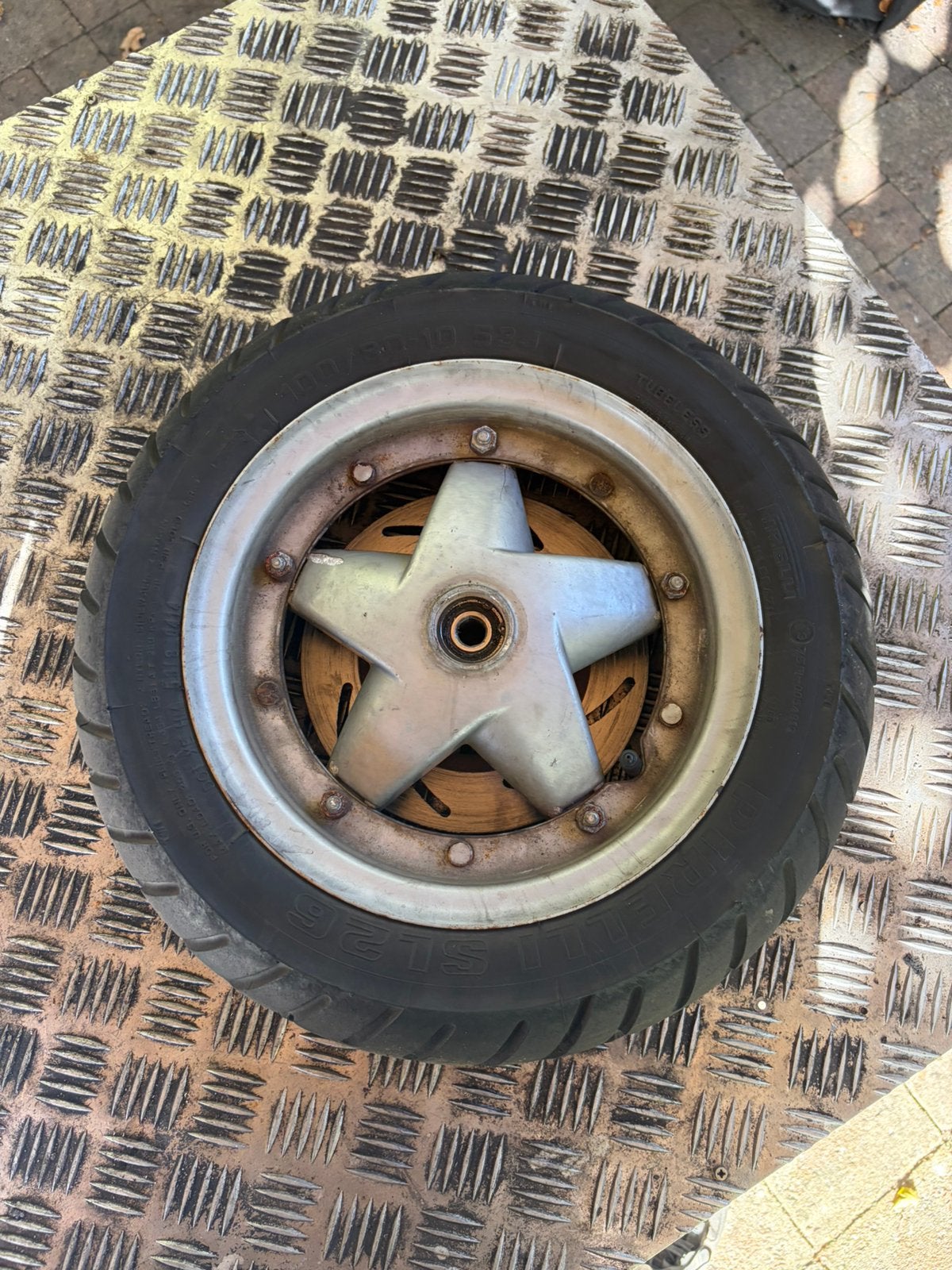 piaggio skipper / quartz voorvelg, Ophalen