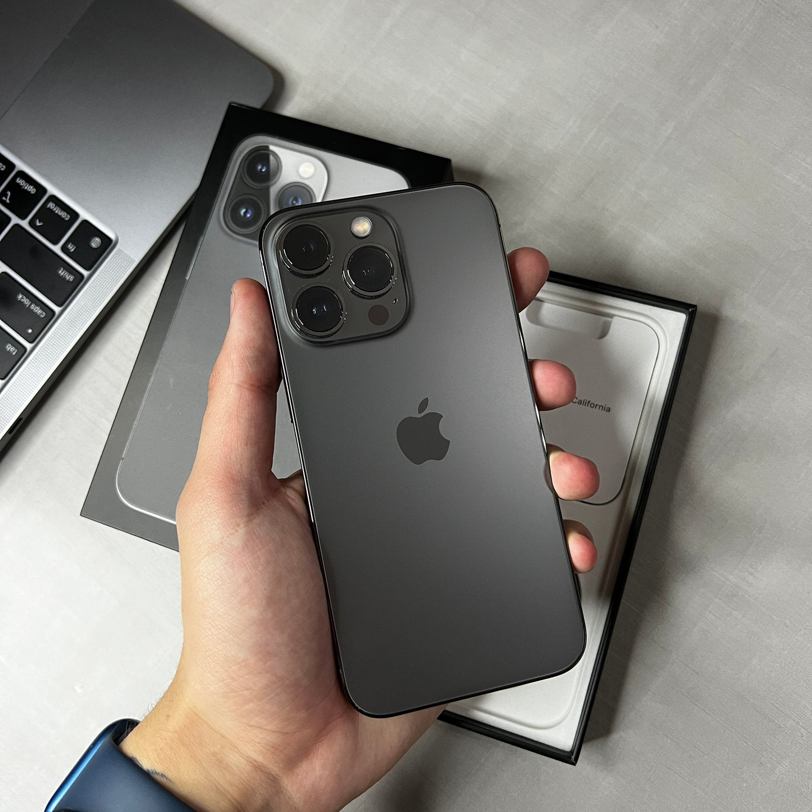 iPhone 13 Pro Graphite 100% Bat. 128Gb Nieuwstaat!!, Telecommunicatie, Mobiele telefoons | Apple iPhone, 128 GB, Ophalen of Verzenden