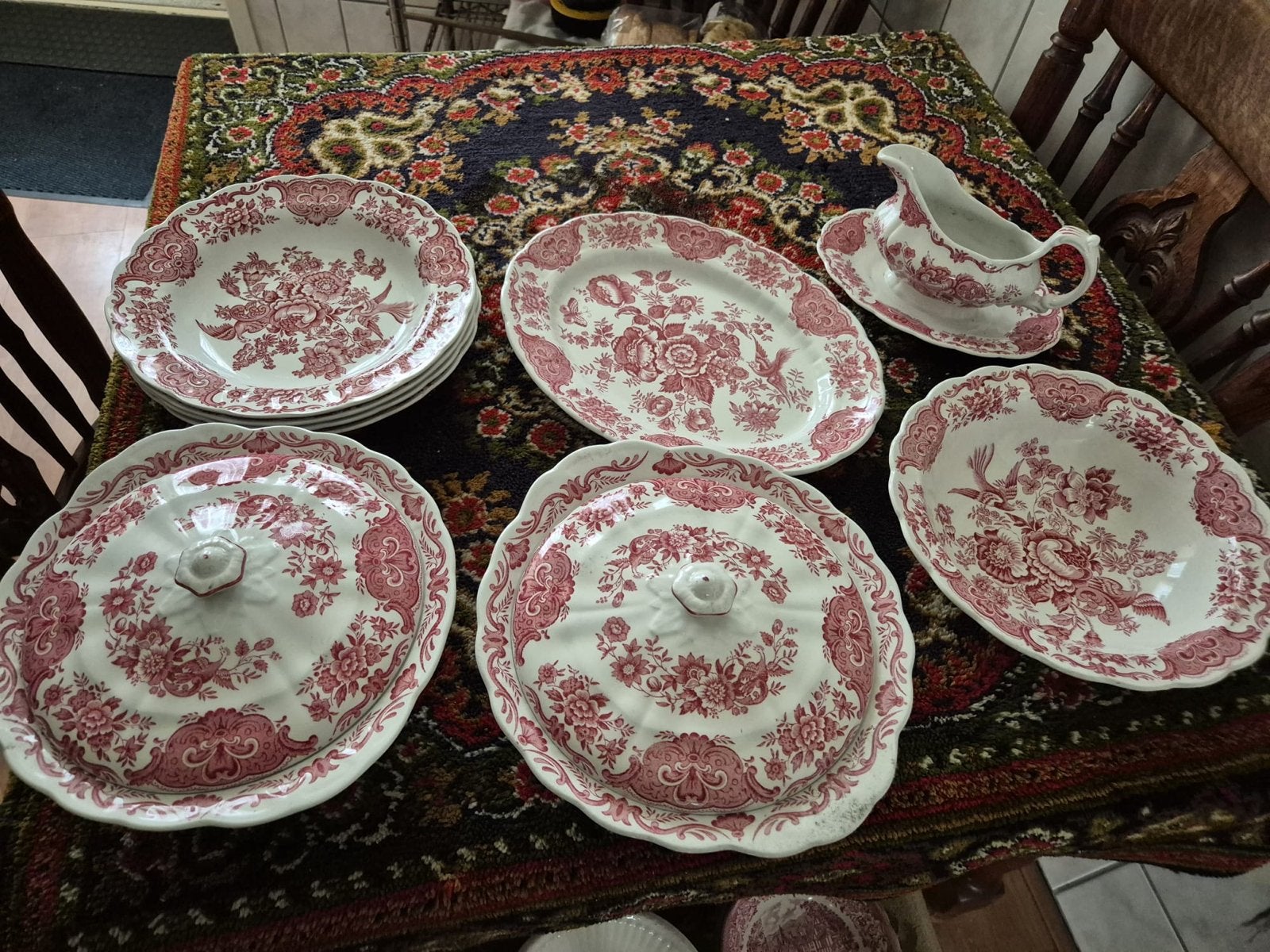 Vintage Serviesgoed Set: Ridgway, J&G Meakin, Wedgwood, Ophalen