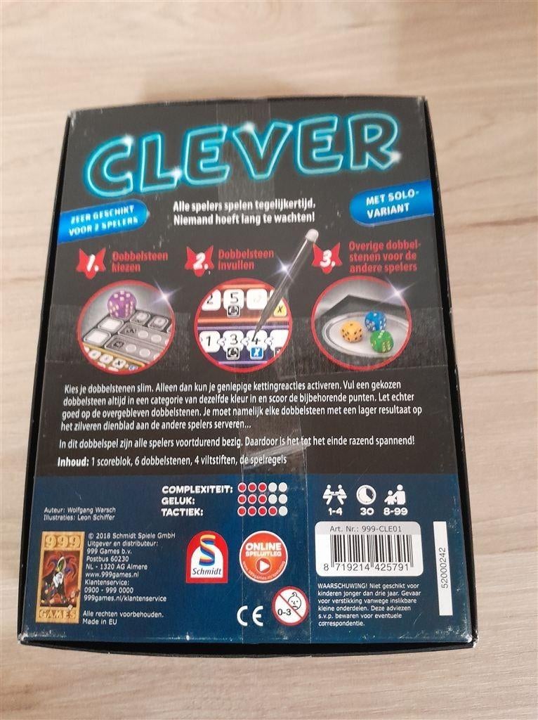 Clever - 999 games - s4575, Verzenden, Zo goed als nieuw