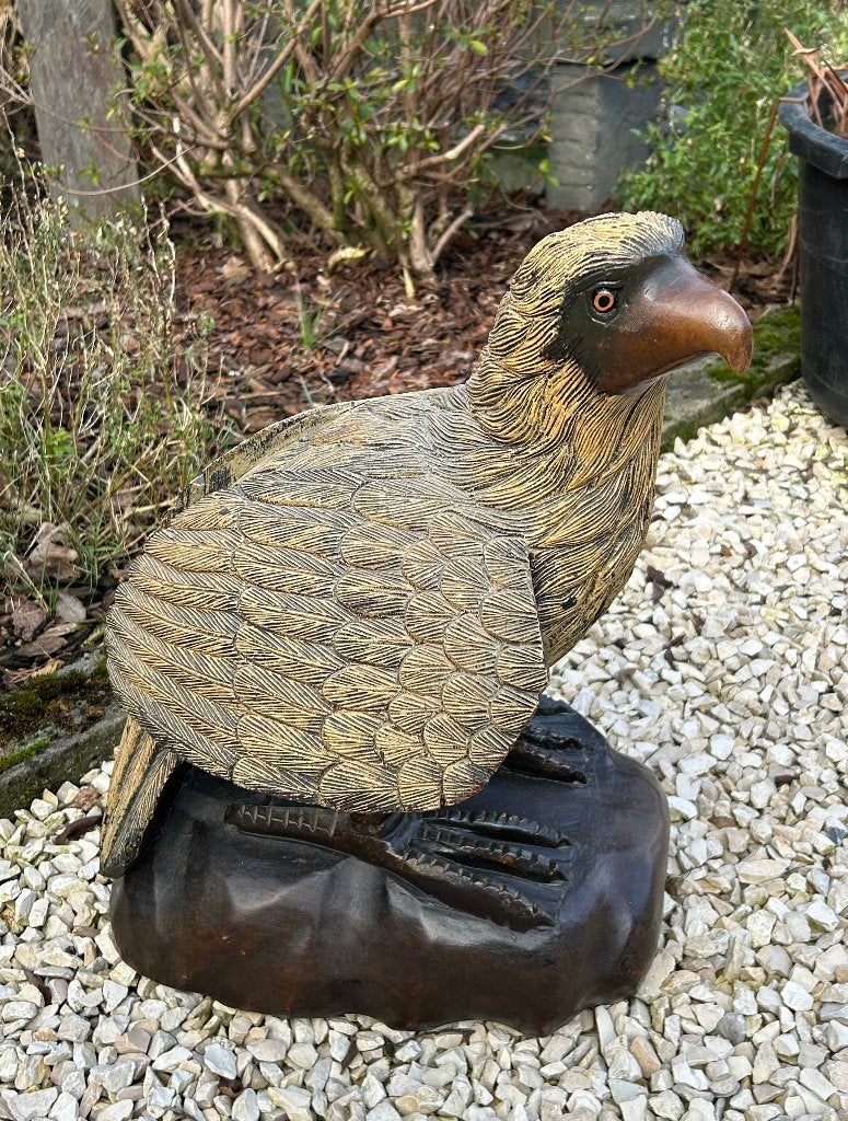 Adelaar van hout - hoogte bijna 50 cm, Ophalen of Verzenden, Hout, Houtsnijwerk, Vogel