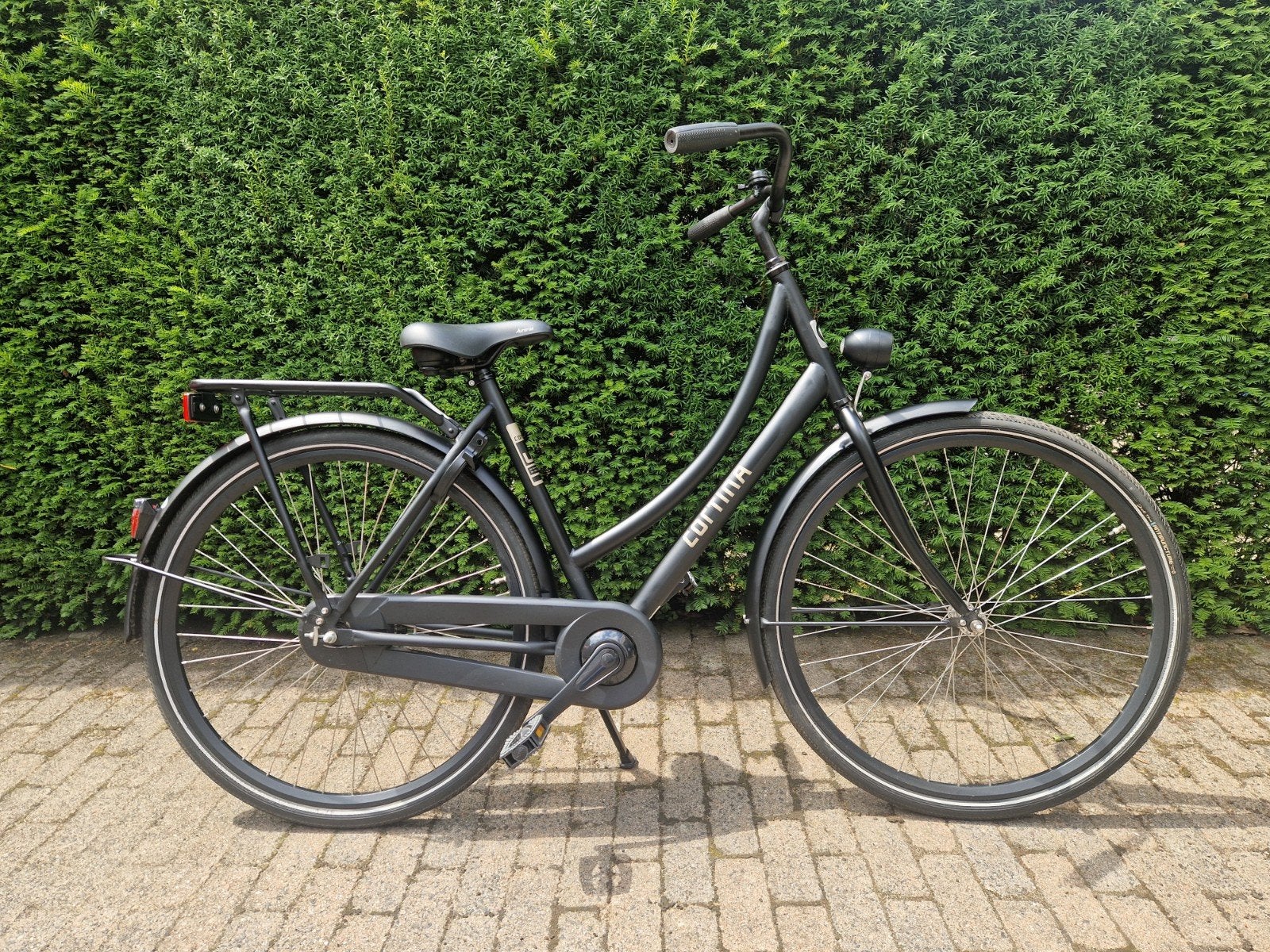 "Nieuwe" Cortina U1 Damesfiets 28 inch Black Matt RN, Fietsen en Brommers, Fietsen | Dames | Omafietsen, Ophalen, Terugtraprem
