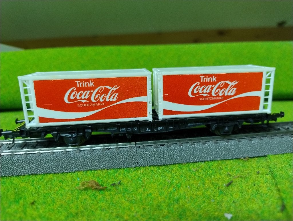 Roco H0 Container wagen H0, Gelijkstroom, Wagon, Ophalen of Verzenden, Zo goed als nieuw
