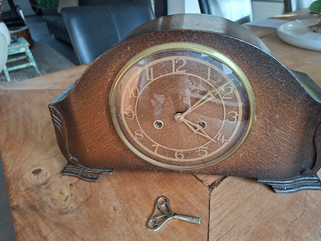 mooie antieke pendule, Antiek en Kunst, Antiek | Klokken, Ophalen of Verzenden