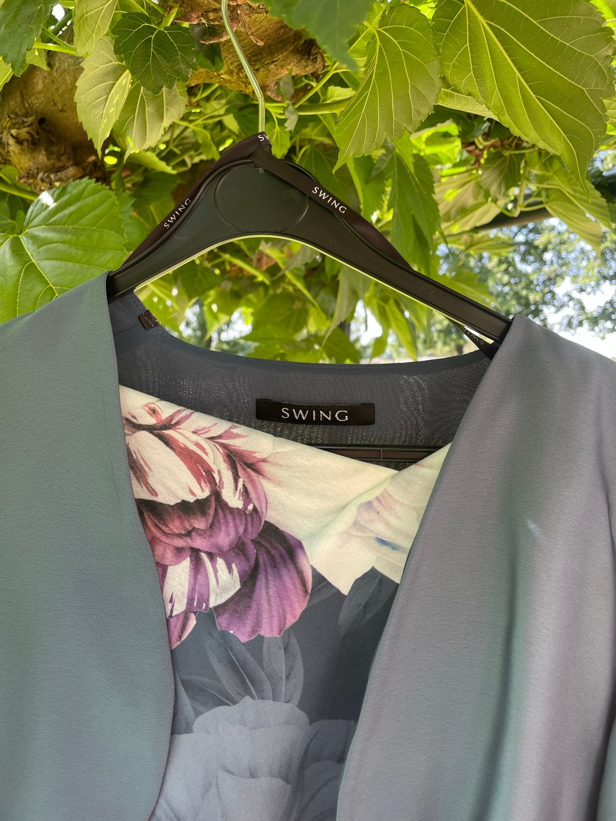 Swing jurk maat 44 met los jasje - Zo goed als nieuw, Kleding | Dames, Jurken, Ophalen of Verzenden, Zo goed als nieuw, Maat 42/44 (L)