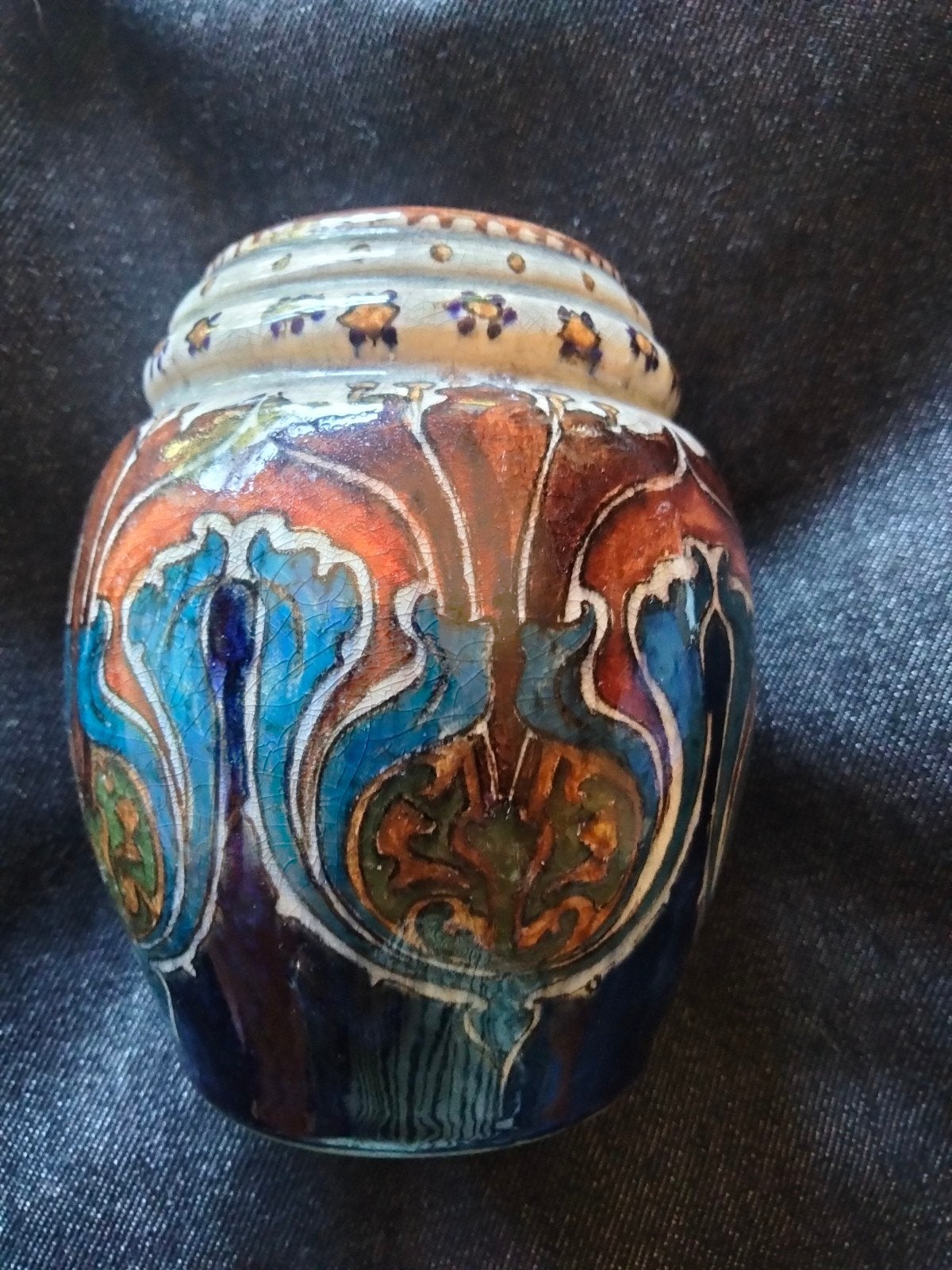 Rozenburg vaasje 11 cm, perfecte staat, Antiek en Kunst, Ophalen of Verzenden