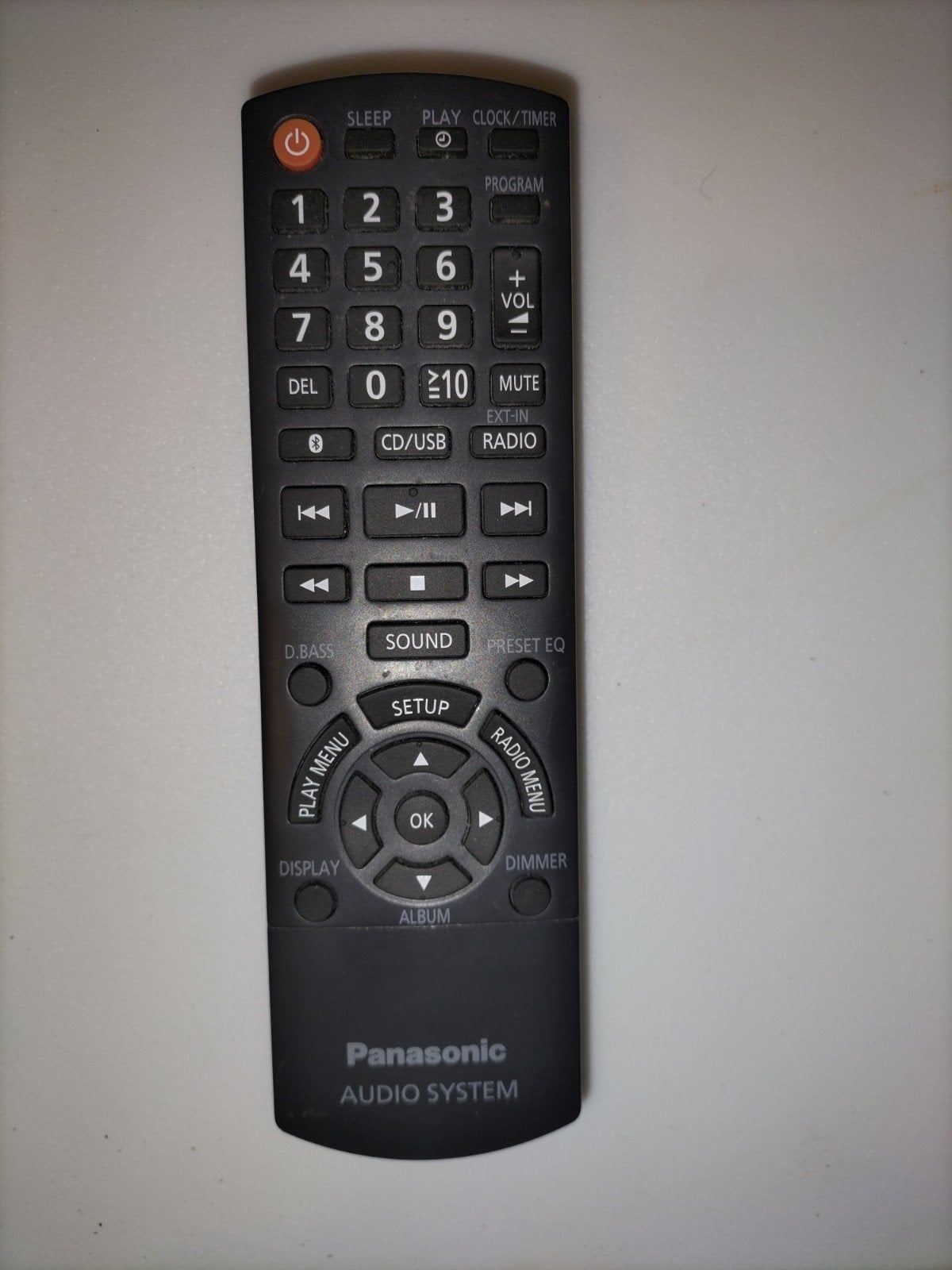 Panasonic N2QAYB001101 / N2QAYB001018 Afstandsbedie, Ophalen of Verzenden, Gebruikt, Origineel, Receiver of Versterker