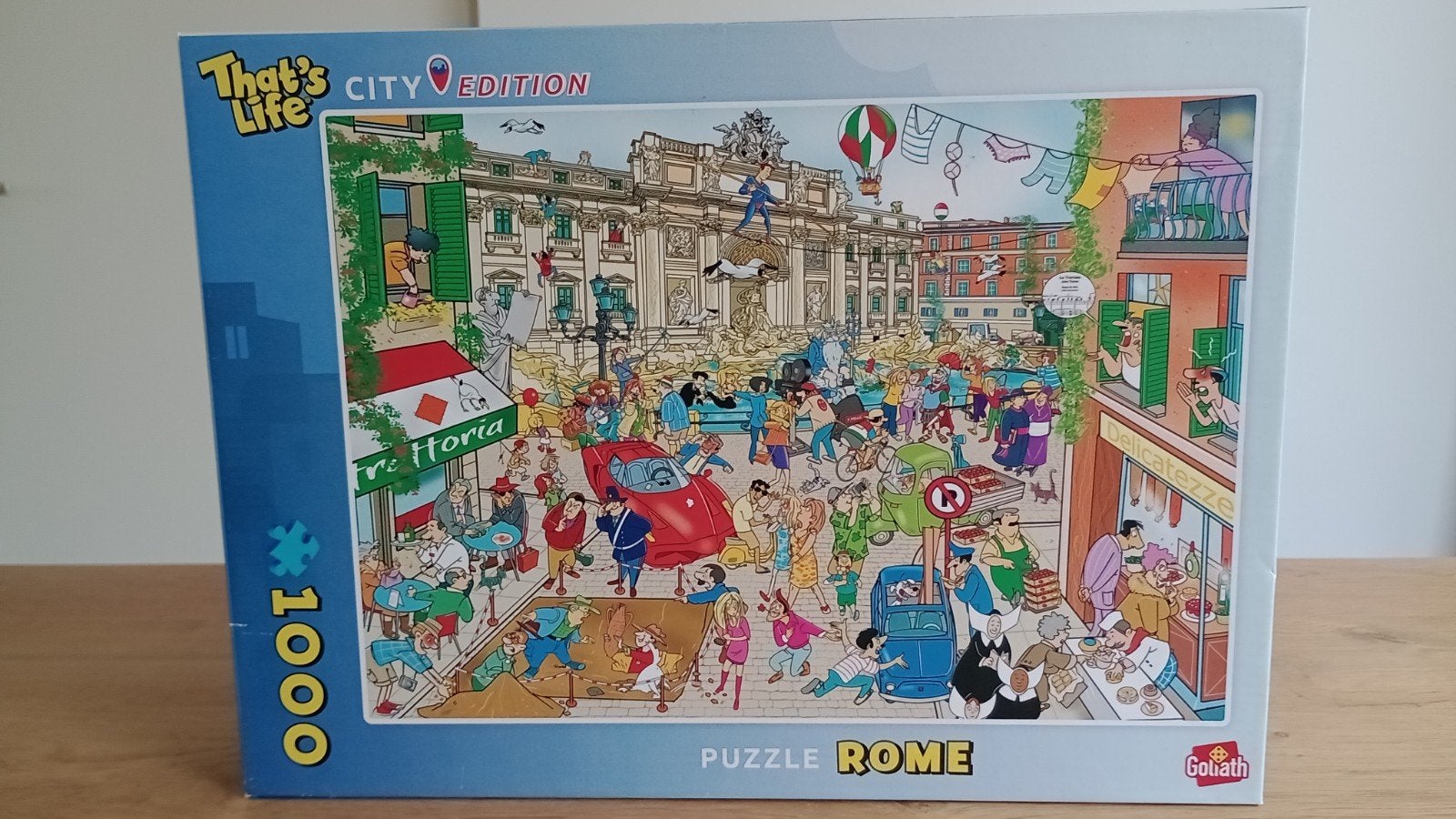 Goliath That's Life City Editie - Rome - 1000 stukjes, Ophalen, 500 t/m 1500 stukjes, Zo goed als nieuw, Legpuzzel