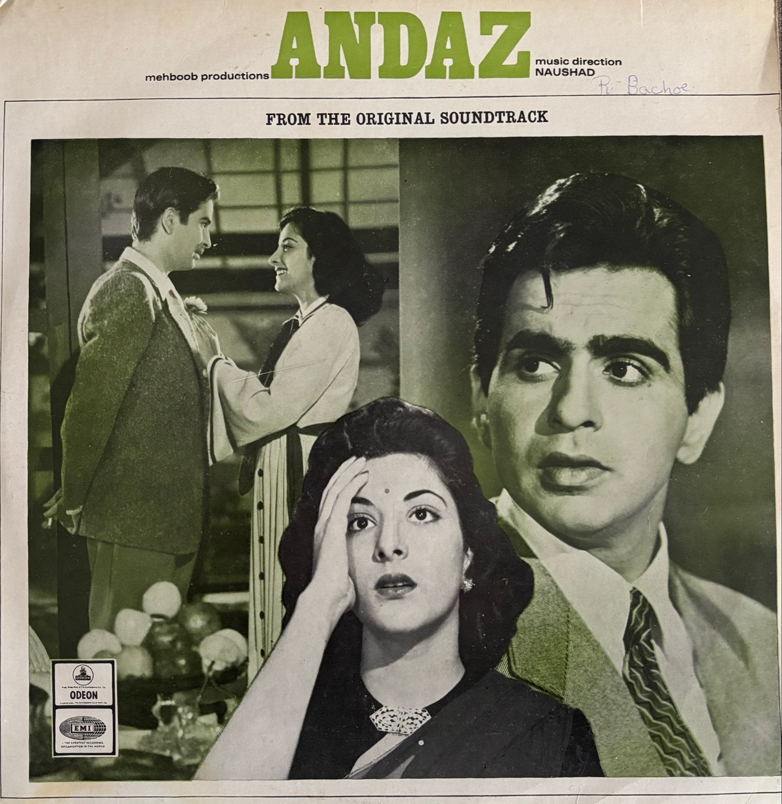 Andaz Soundtrack LP - Bollywood Klassieker, LP, Gebruikt, Verzenden, Originele persing