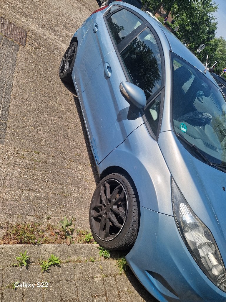 Ford Fiësta 1.25 60KW 5DR 2009 Grijs, Auto's, Ford, Particulier, Fiësta, Airconditioning, Android Auto, Centrale vergrendeling