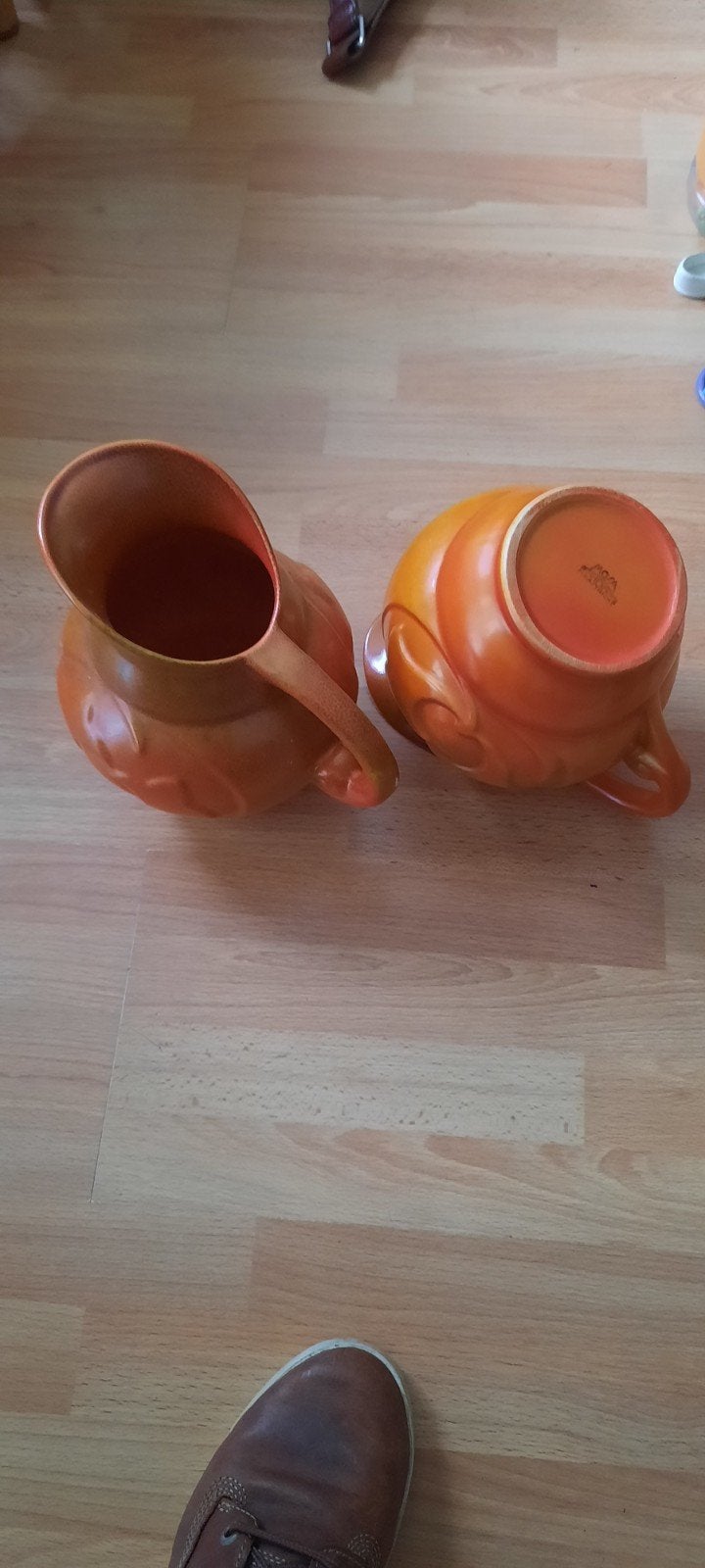 Set van 2 vintage Mosa Maastricht Art Deco schenkkannen, Ophalen of Verzenden