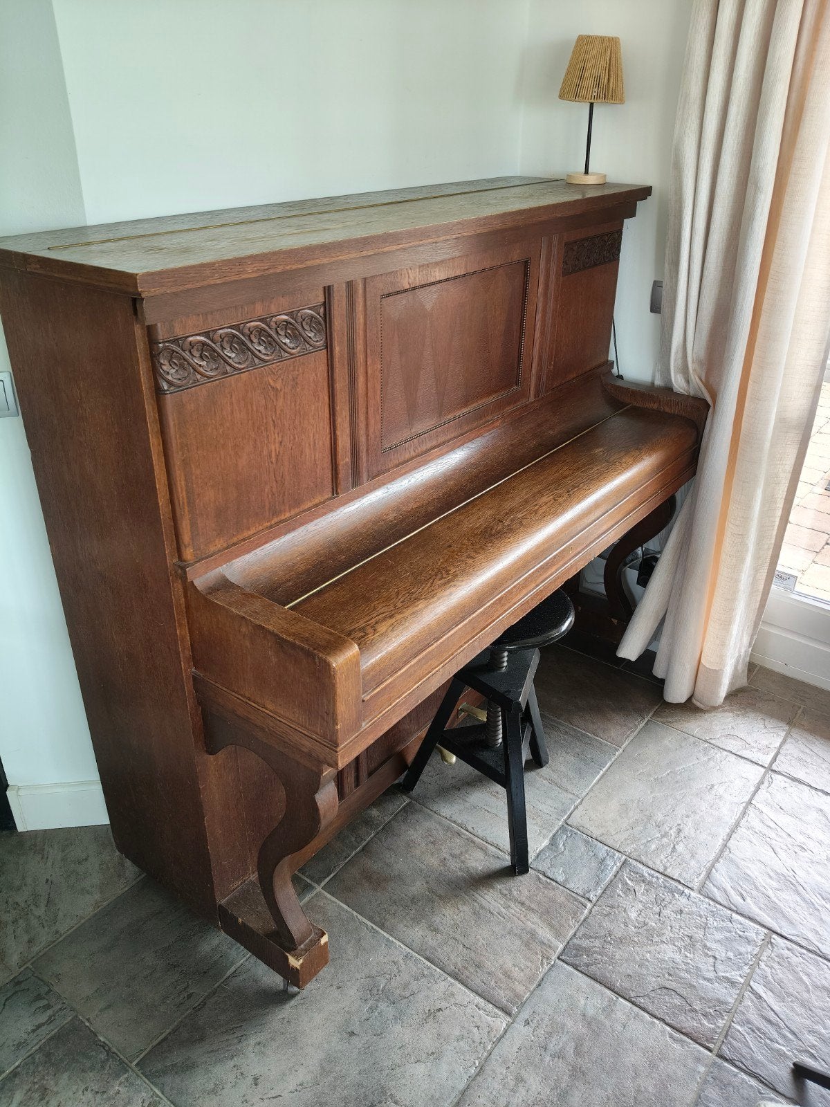 Piano (merk Schimmel), Ophalen, Gebruikt, Bruin