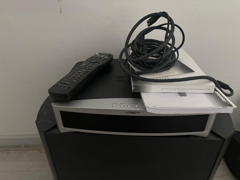 Bose PS3-2-1 III Powered Speaker System met afstandsbedienin, Gebruikt, 2.1-systeem, 70 watt of meer, Dvd-speler