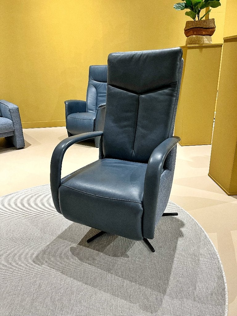sta op stoel Bentley leer-stof, Blauw, Nieuw, Ophalen of Verzenden, Eén