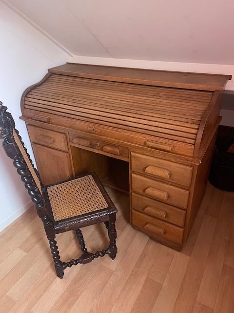 Bureau, Ophalen, Demontabel, Gebruikt, Hout