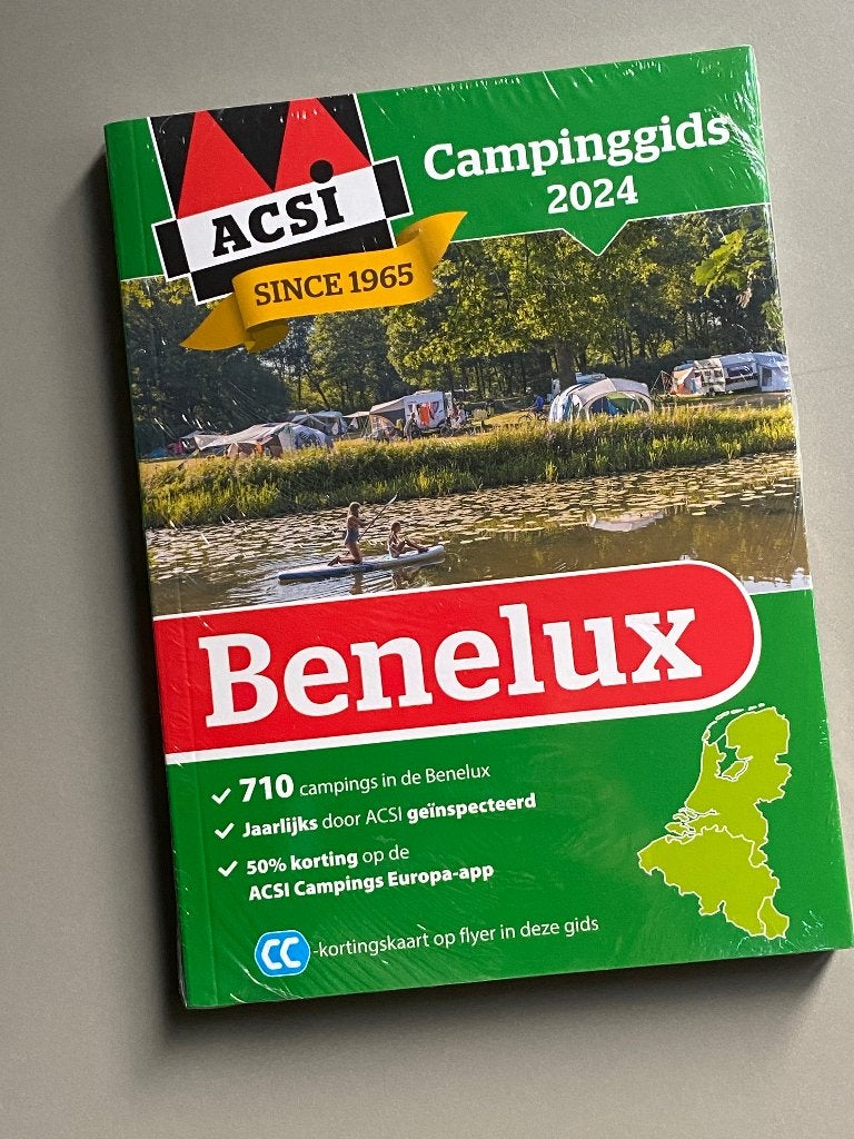ACSI Campinggids - Benelux 2024 Nieuw in seal!, Overige merken, Europa, Nieuw, Ophalen of Verzenden