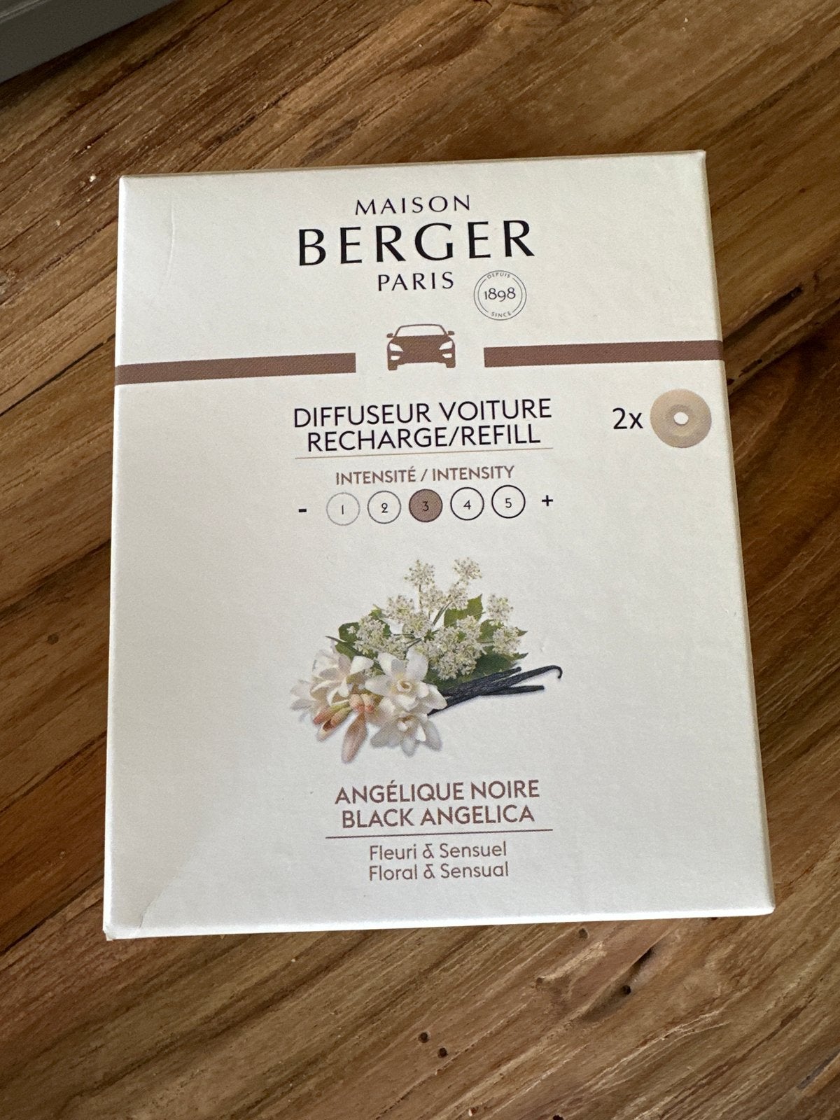 Maison Berger Auto Navulling Angelique Noire, Ophalen of Verzenden, Nieuw
