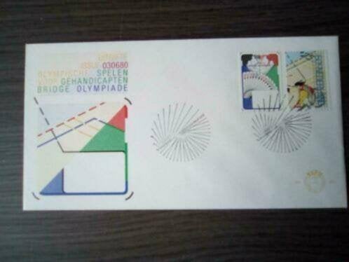 16: Eerstedag-envelop Spelen Gehandicapten Olympiade, Verzenden, Na 1940