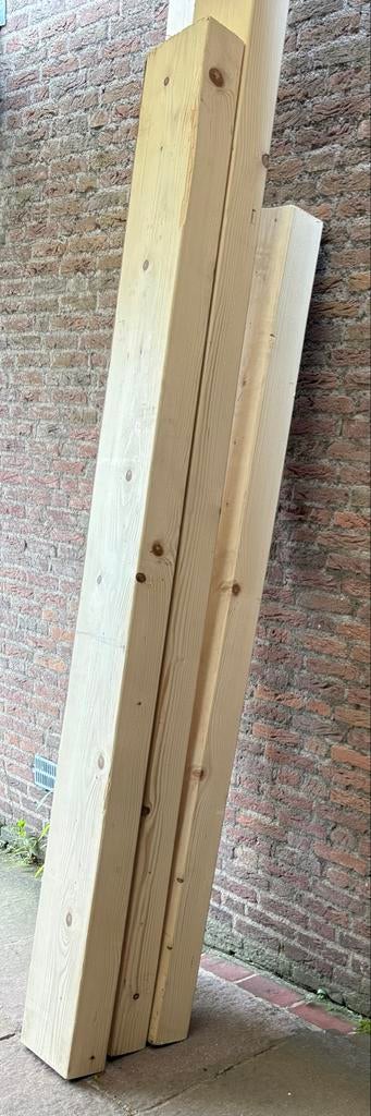 Vuren balk 95x245 mm geschaafd - diverse lengtes, Ophalen of Verzenden, Zo goed als nieuw, 250 cm of meer, Balken