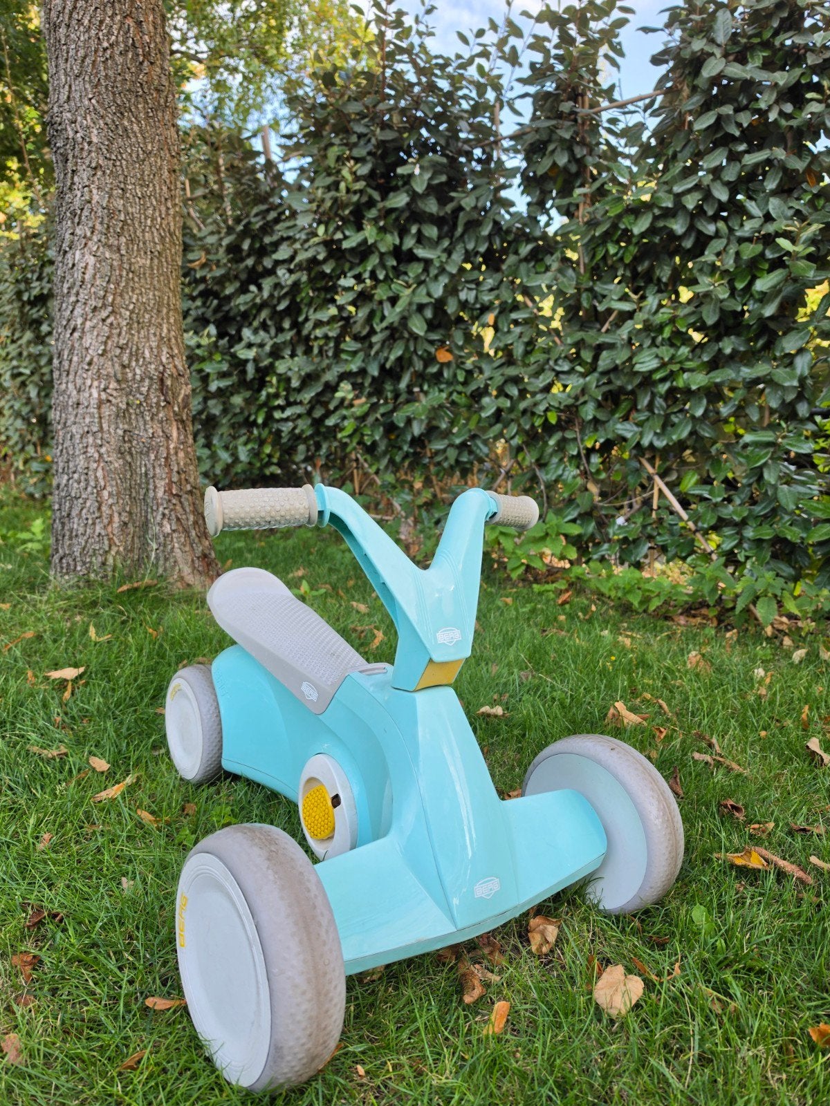 Stoere Berg Go loopauto blauw, Ophalen