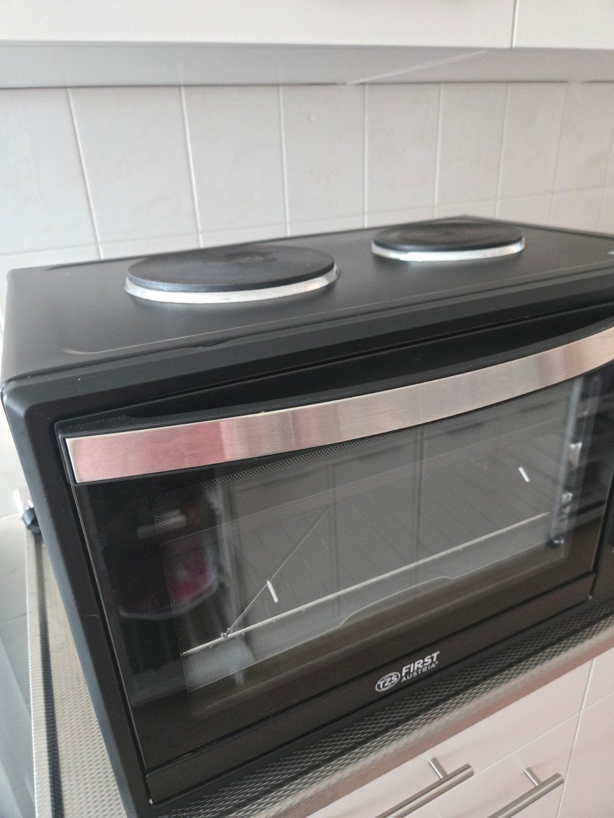 TZS First Austria Mini-oven met kookplaten 60L, Ophalen, 45 tot 50 cm, Overige merken, Hete lucht