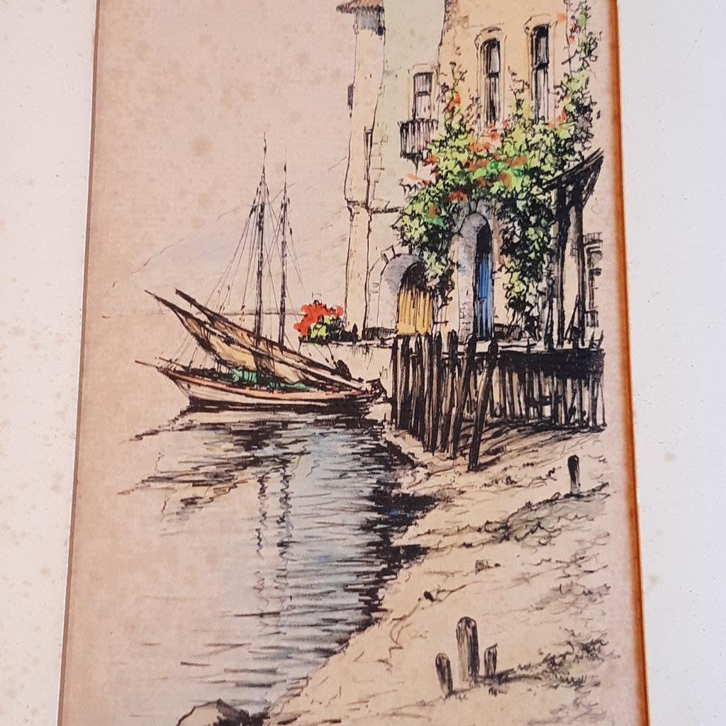 Kleuren pentekening, Ophalen of Verzenden
