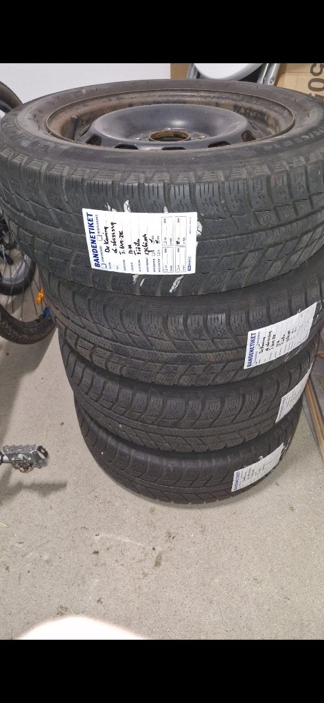 Winterbanden set michelin, Ophalen, 14 inch, Gebruikt, 175 mm