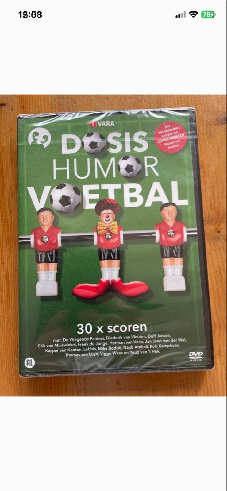 Dosis Humor Voetbal DVD - Nieuw in verpakking, Alle leeftijden, Tv-programma of Sketches, Nieuw in verpakking, Freek de Jonge