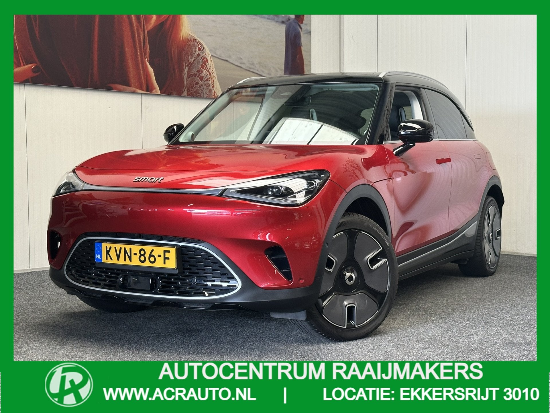 Smart #1 PREMIUM 66 KWH ADAPTIVE CRUISE CONTROL PANORAMADAK, Auto's, Smart, Automaat, Gebruikt, Zwart, 180 min