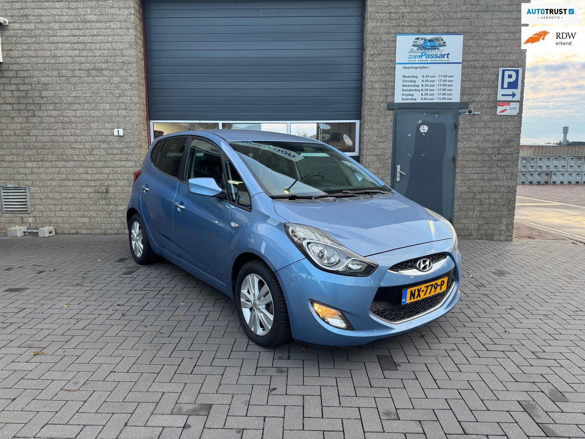 Hyundai Ix20 1.6i i-Catcher, Auto's, Euro 5, 1591 cc, 4 cilinders, Blauw