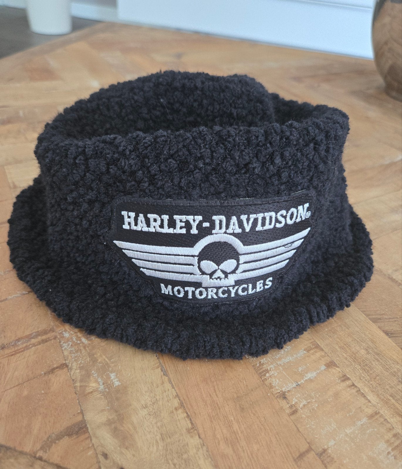 Harley-Davidson Bucket Hat - Zwart, Hoed, Zo goed als nieuw, Harley-Davidson, One size fits all