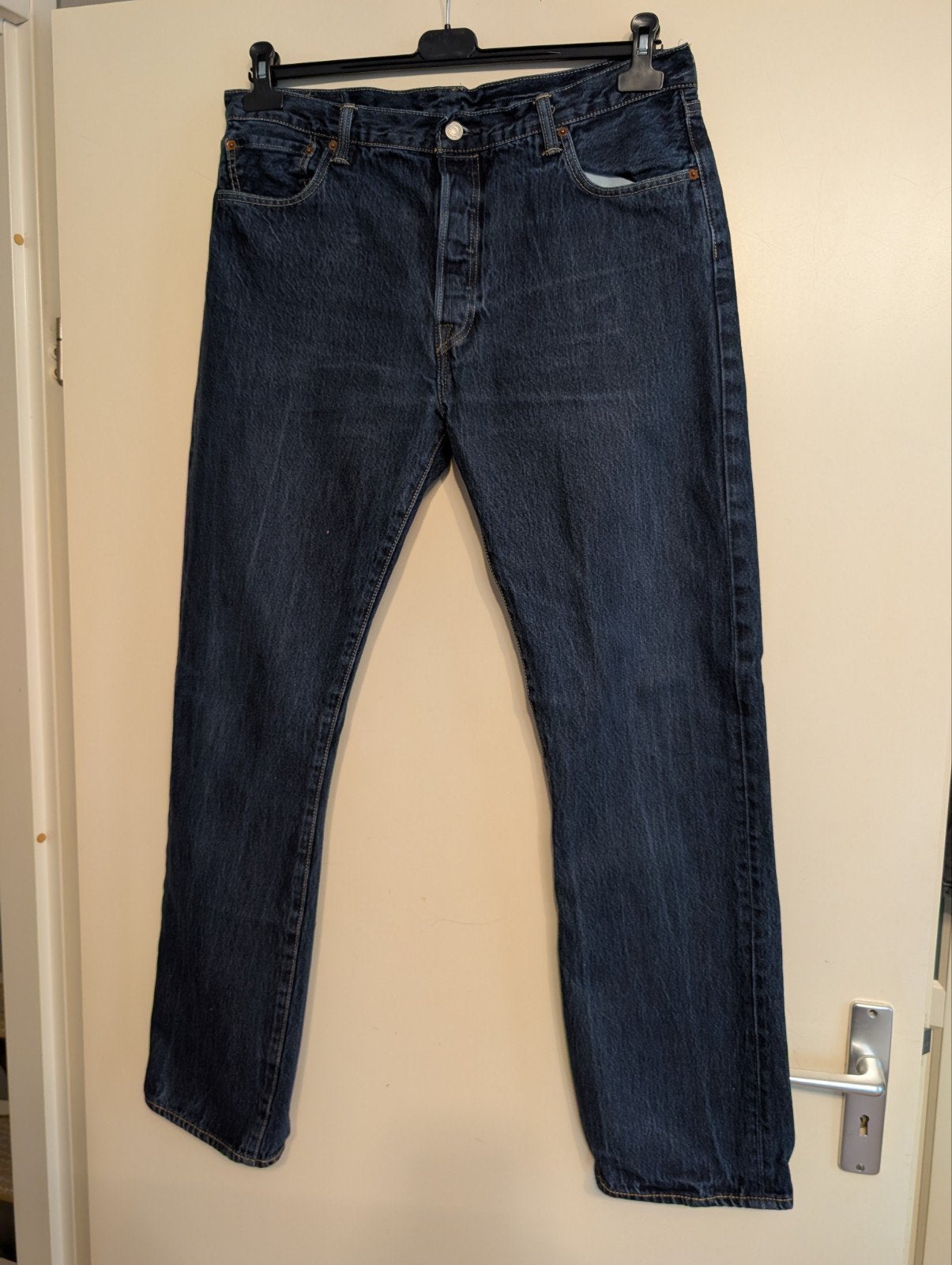 Levi's 501 spijkerbroek W36 L34 - Zeer goede staat, W36 - W38 (confectie 52/54), Levi's, Blauw, Ophalen of Verzenden