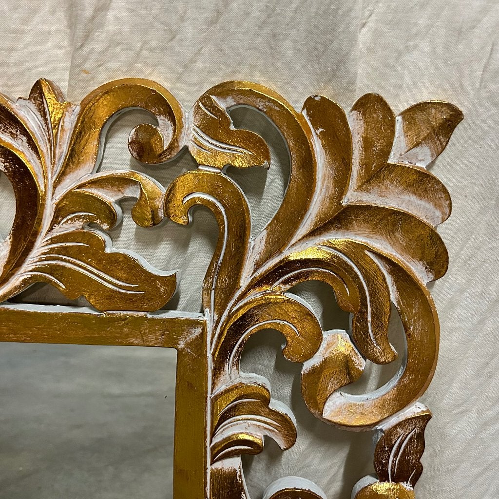 barok spiegel – houten lijst - 60 x 60 cm - Gratis bezorgd, TTM Wonen, Meubels – (Perzische) Tapijten en Woonaccessoires, Taag 63, 2491 CS, Den Haag (Forepark)