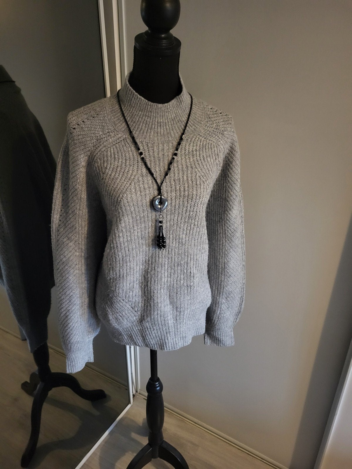 Grijze trui (XL), Maat 46/48 (XL) of groter, Ophalen of Verzenden, Zo goed als nieuw, Grijs