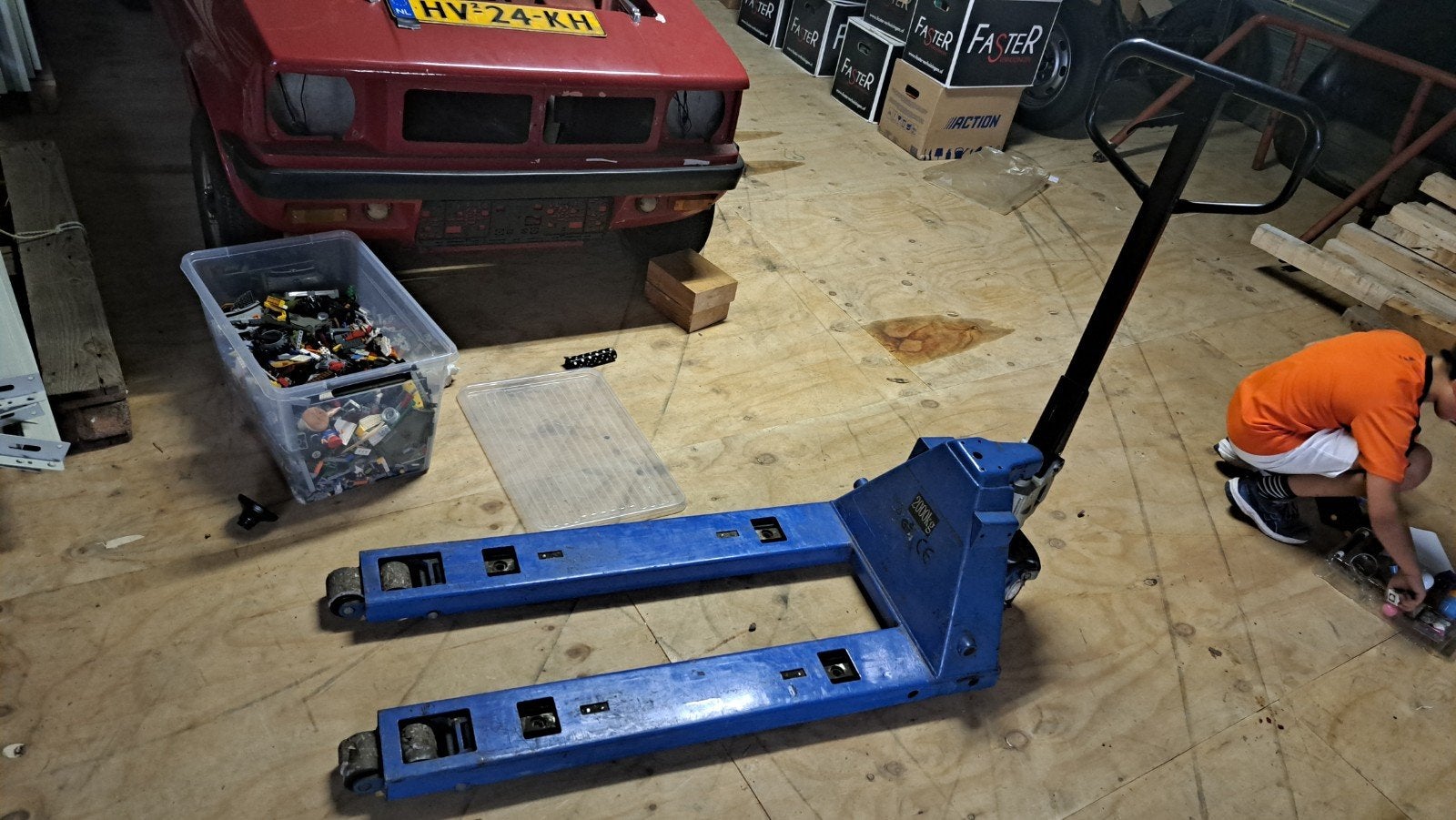 Pompwagen cq palletwagen 2ton, Ophalen of Verzenden