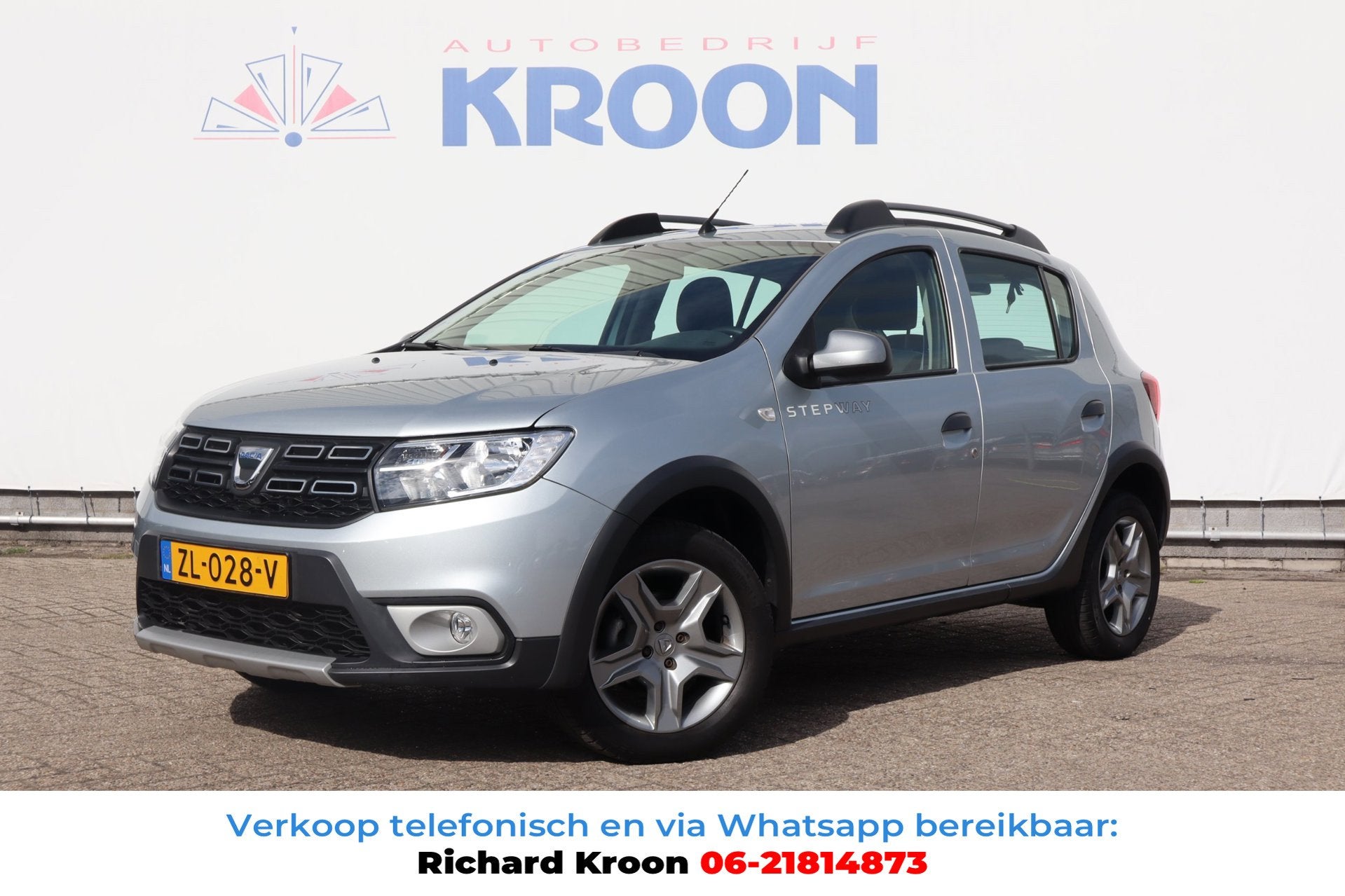 Dacia Sandero 0.9 TCe Tech Road I Automaat I Airco I Navigat, Auto's, Stof, Origineel Nederlands, Bedrijf, Start-stop-systeem