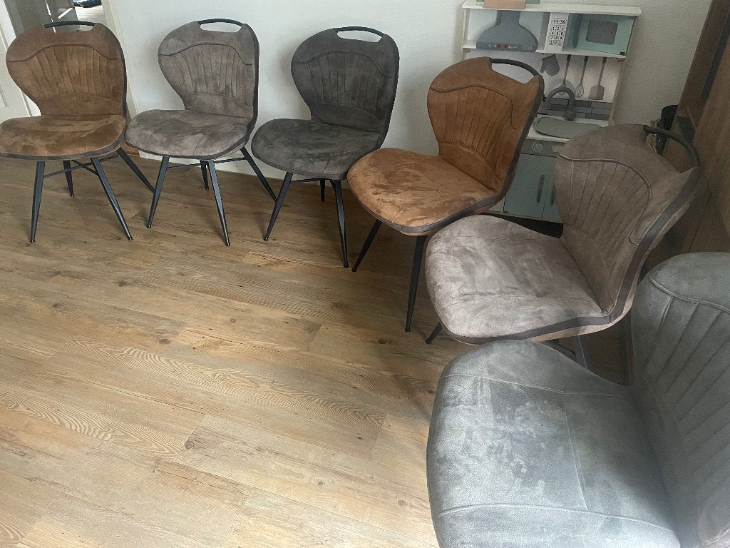 6 mx sofa eetkamerstoelen, Huis en Inrichting, Stoelen, Ophalen, Gebruikt, Stof, Vijf, Zes of meer stoelen