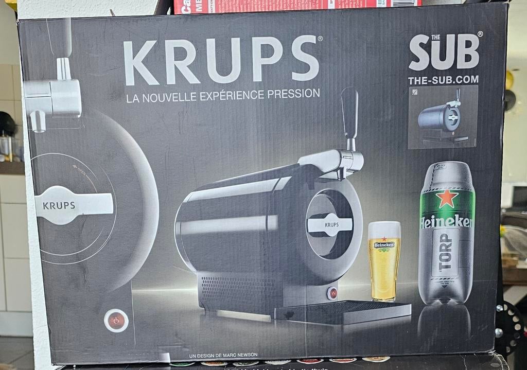 Krups   beer machine  nieuwstaat, Ophalen of Verzenden, Zo goed als nieuw, Krups