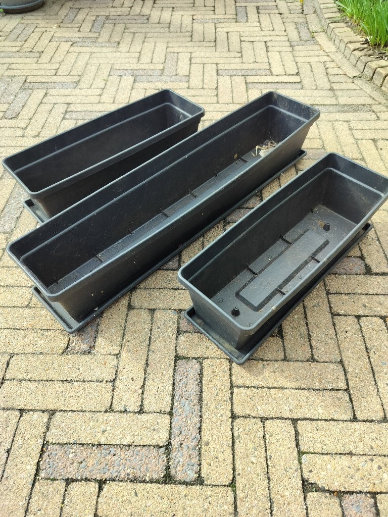 Bloembakken, Ophalen, Kunststof, Gebruikt, Minder dan 30 cm