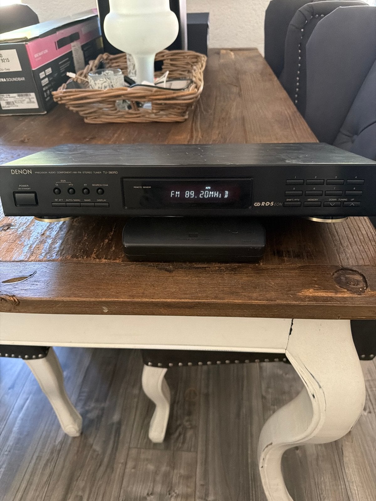 Denon TU-380RD Precision Audio rds  AM/FM Stereo Tuner, Ophalen of Verzenden, Gebruikt, Analoog