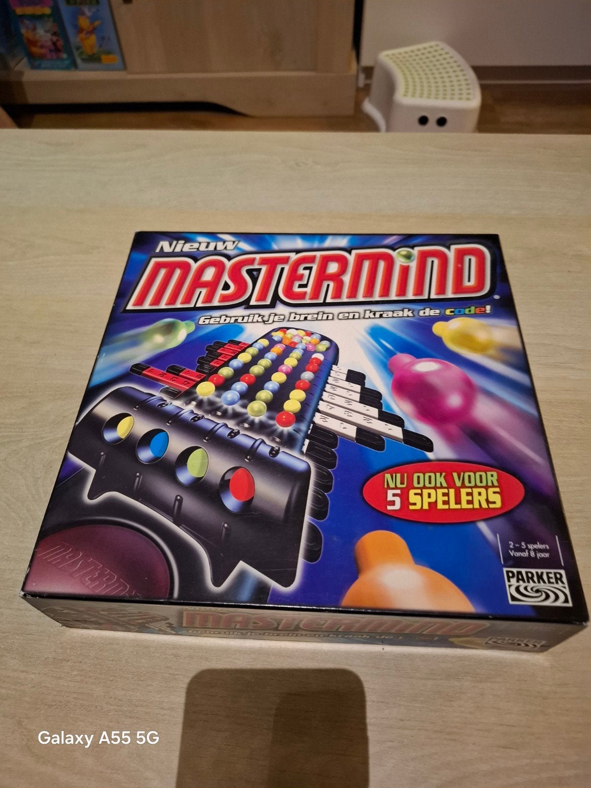 Mastermind Bordspel - Gebruik je brein en kraak de code!, Parker, Zo goed als nieuw, Vijf spelers of meer, Consumercare@hasbro.co.uk