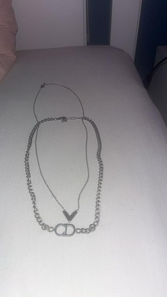 Dior en Lv kettingen, Ophalen, Verstelbaar, Zo goed als nieuw, Zilver