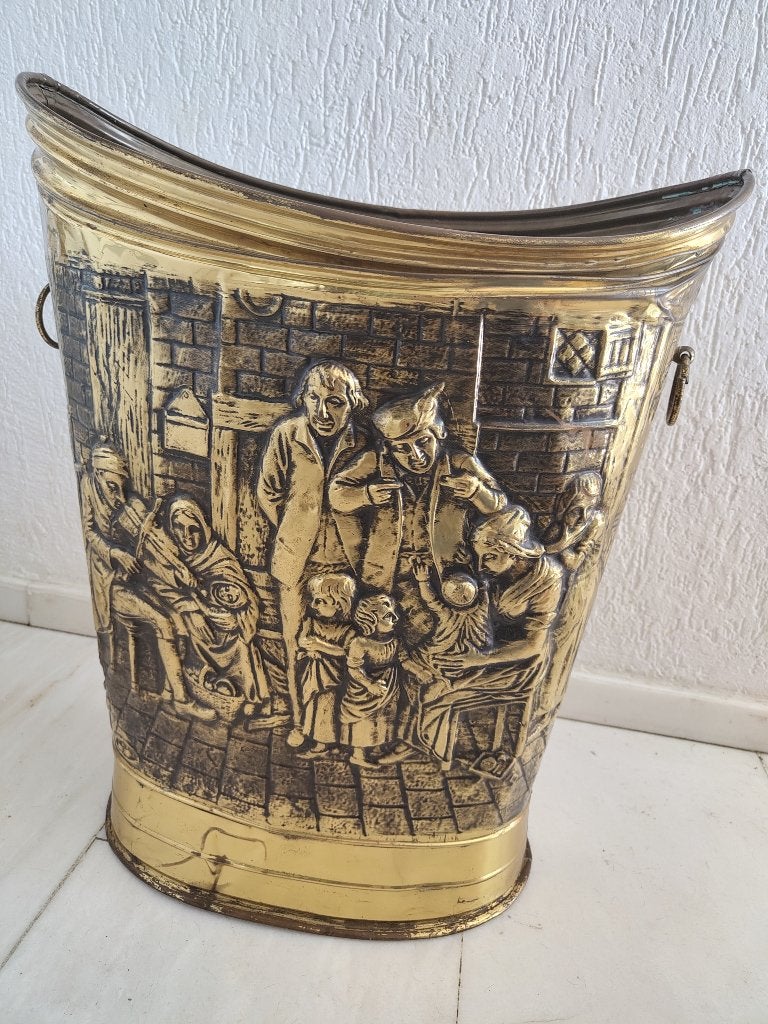 Vintage metalen paraplubak, Ophalen, Gebruikt, Metaal