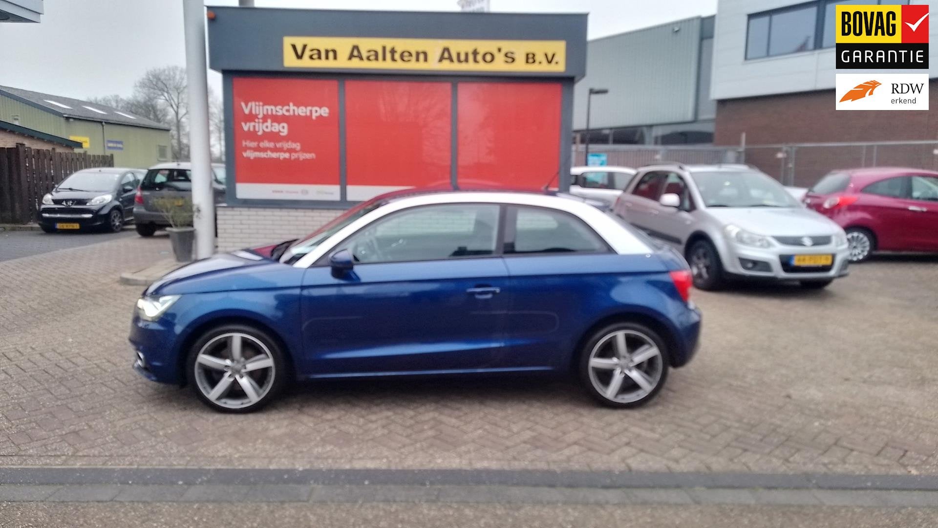 Audi A1 1.4 TFSI Ambition Pro Line Business nl auto prijs is, Auto's, Stof, Zwart, Origineel Nederlands, Handgeschakeld