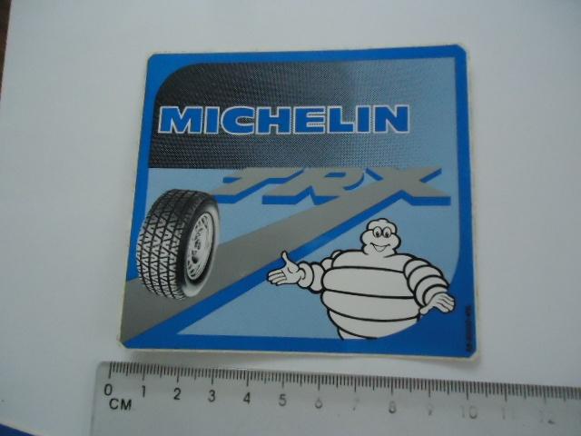 sticker oud MICHELIN TRX bibendum autobanden garage dealer, Verzenden, Zo goed als nieuw, Bedrijf of Vereniging