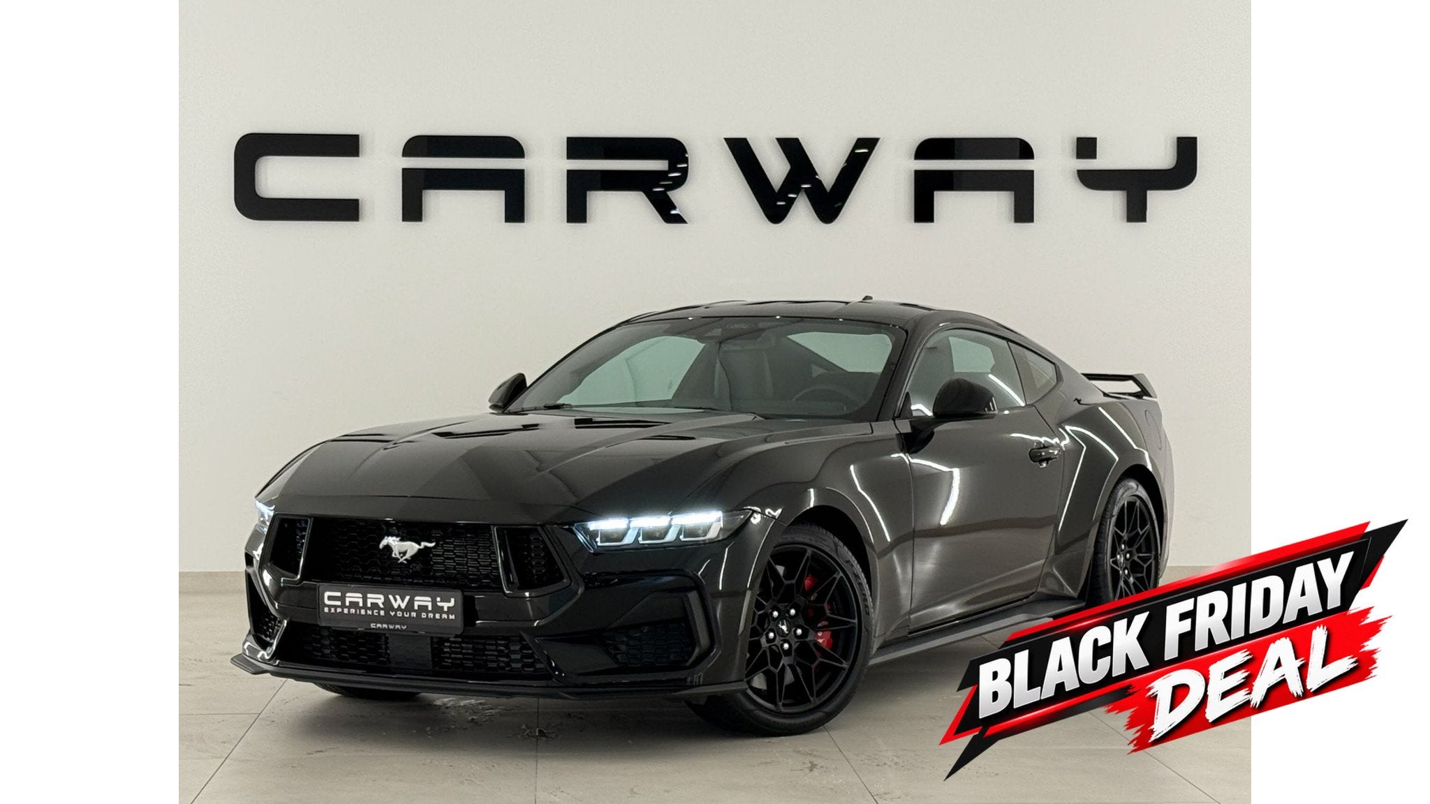 Ford USA Mustang Fastback Performance Enige 2026 Mustang In, Auto's, Automaat, Achterwielaandrijving, Zwart, 4 cilinders