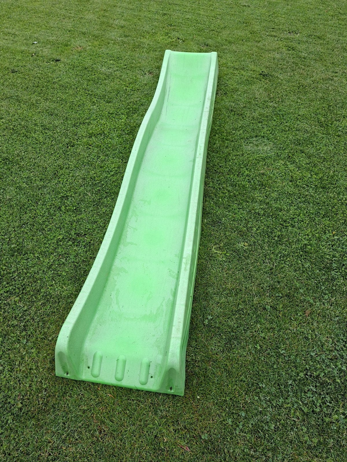 Groene glijbaan voor kinderen, hoogte 145-150 cm, Ophalen, Gebruikt